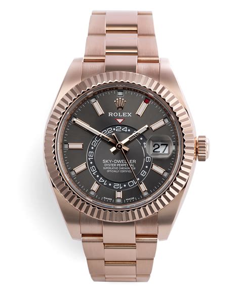 rolex sky dweller gold steel price|Rolex Sky-Dweller everose gold.